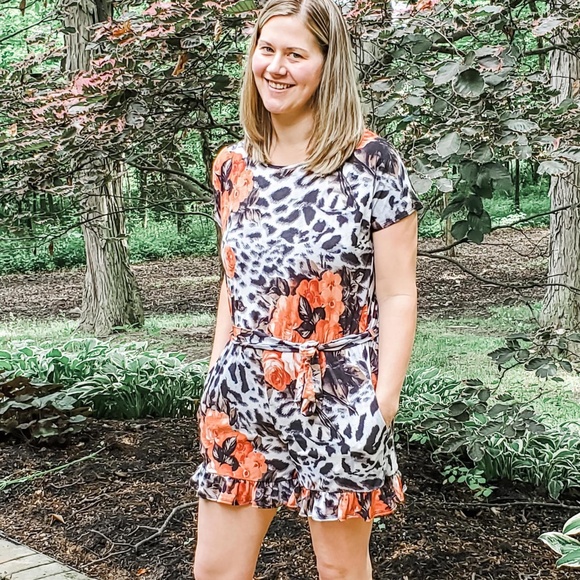 Leopard Romper - Picture 1 of 1